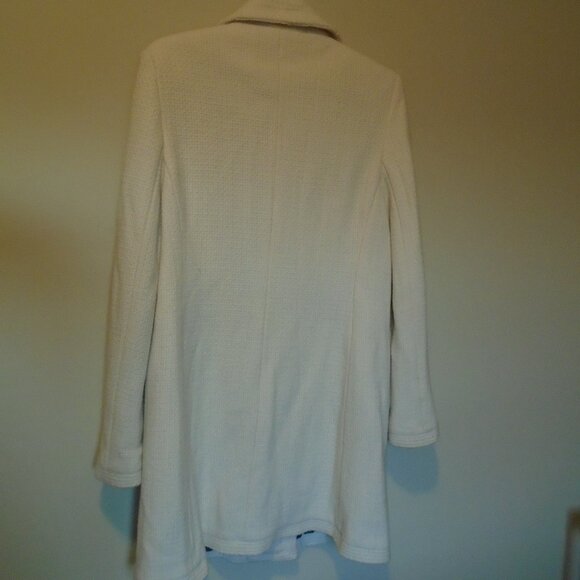 PROJEK RAW 50% WOOL LADIES COAT WITH BLUE LINER SIZE XL - BEAUTIFUL - Picture 3 of 5